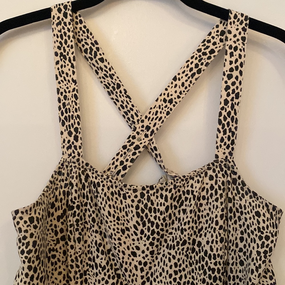 mini cow print dress